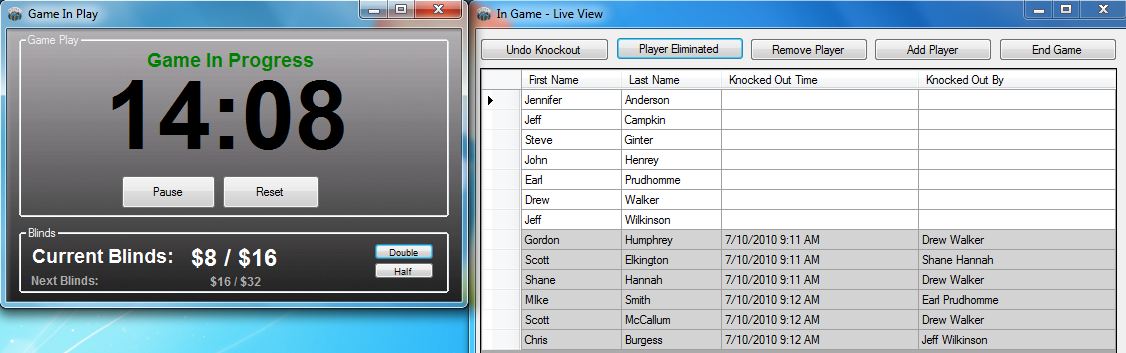 player page